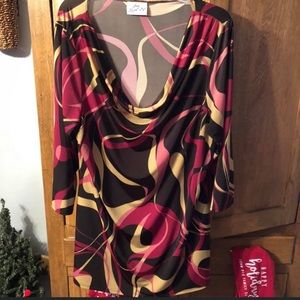 Women’s plus top blouse-xxl pretty design